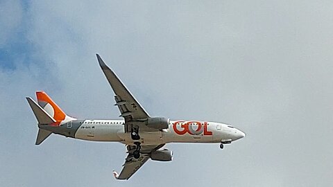 Boeing 737-800 PR-GZU vindo de São Luís do Maranhão para Fortaleza