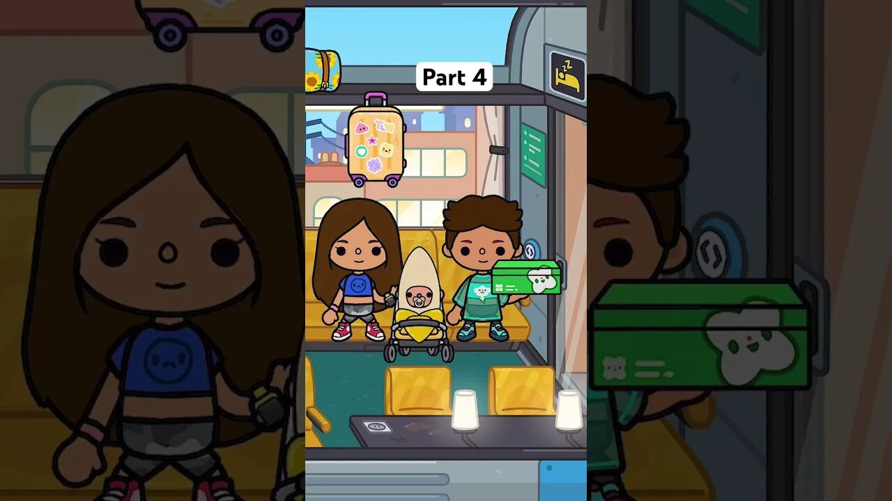 Train RIde to Other City Part 4 #story #tocabocagames #tocagamer #tocalifeworld #tocaworld