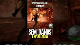 2 El Gigantes SEM DANOS - Resident Evil 4 #shorts #ResidentEvil4