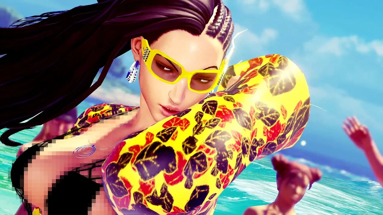 Street Fighter V Laura Kaftan Sling Bikini mod [4K]