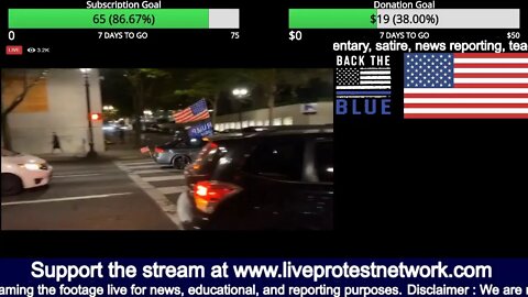 Trump Rally And 2500+ Car Convoy in Portland Oregon