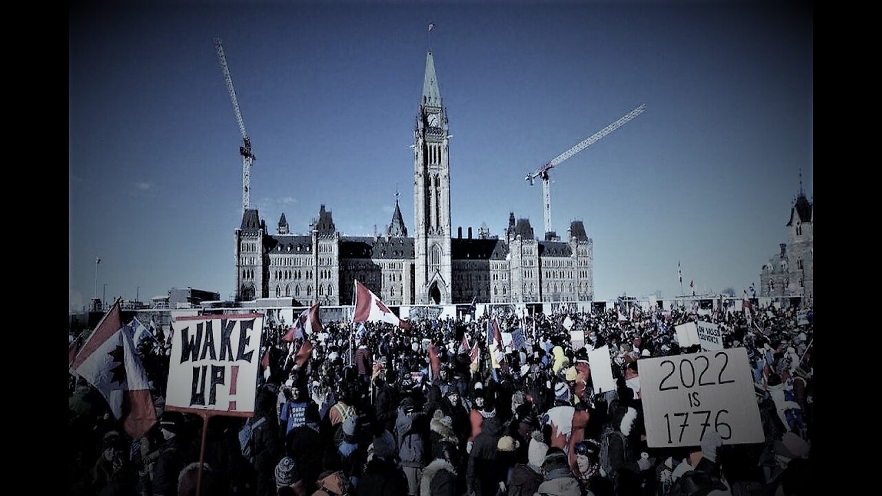 CONVOY TO OTTAWA - LIVE WEDNESDAY 2022 Truckers For Freedom STATE Of EMERGENCY