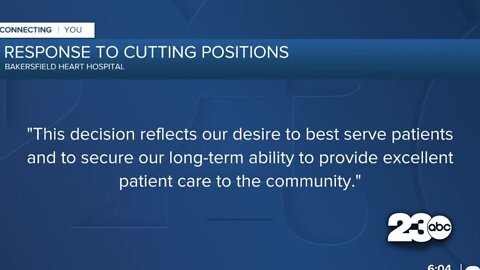 Bakersfield Heart Hospital cuts staff