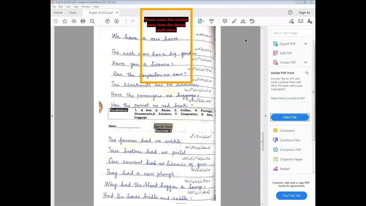 class 7 eng b 10 4 21