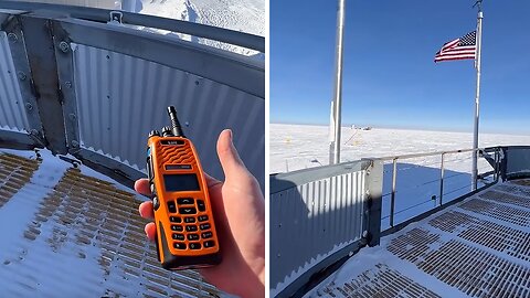 POV: Another freezing day at the South Pole