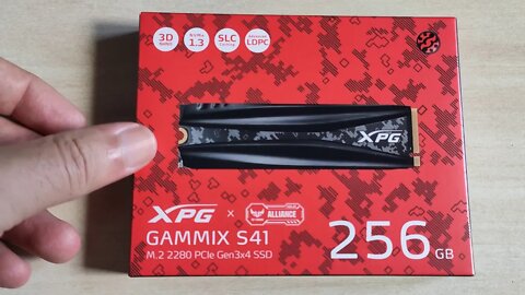 SSD M.2 XPG Gammix S41 com leitura de 3500MB/s (unboxing)