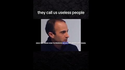 What to do w/ all these USELESS EATERS once U know how to produce bodies & brains & minds?