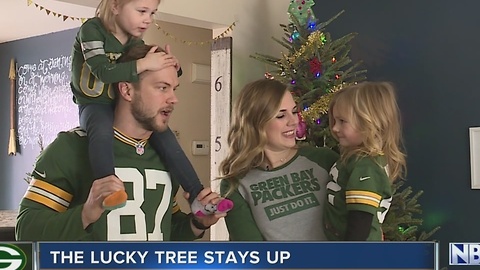 Lucky Packers Christmas trees