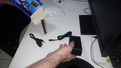 Unboxing Fonte Universal para Laptop