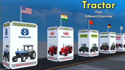 Tractor From Different Countries