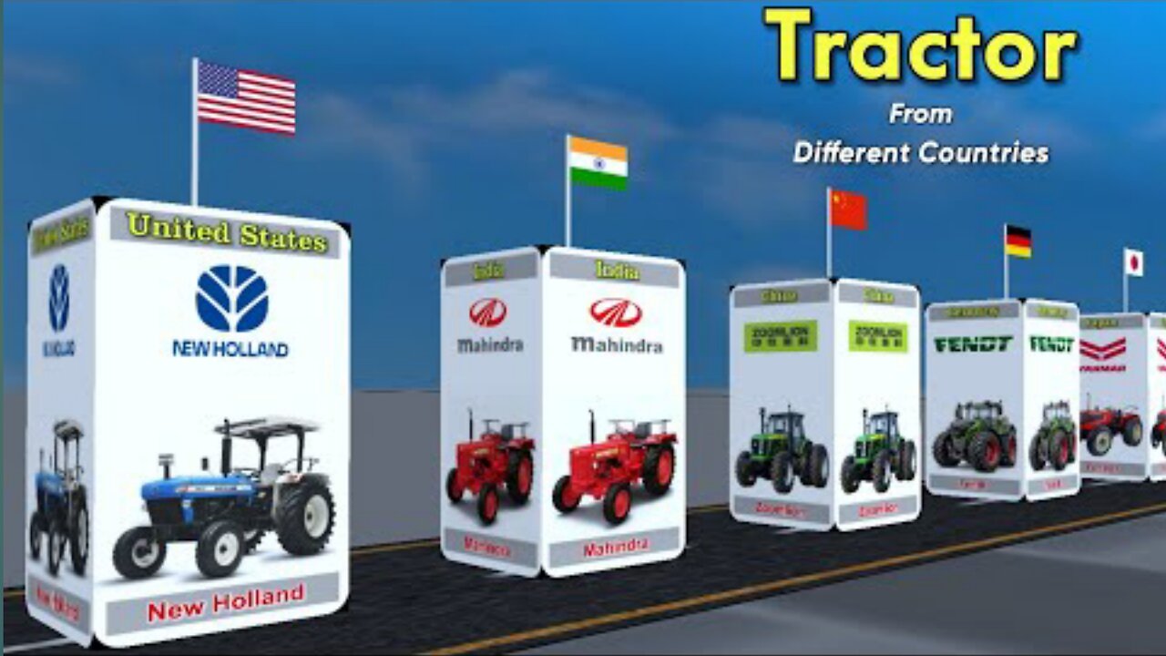 Tractor From Different Countries