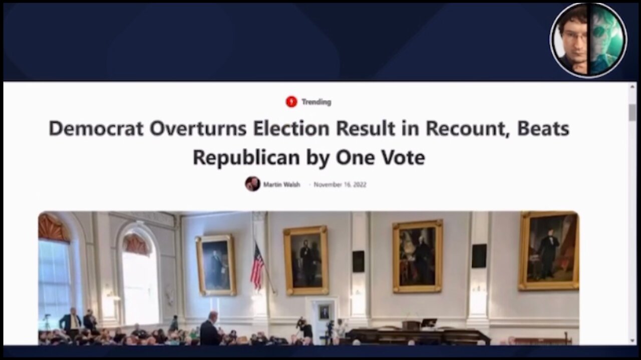 Democrat Steals NH Election From Republican By 1 Vote After Recount