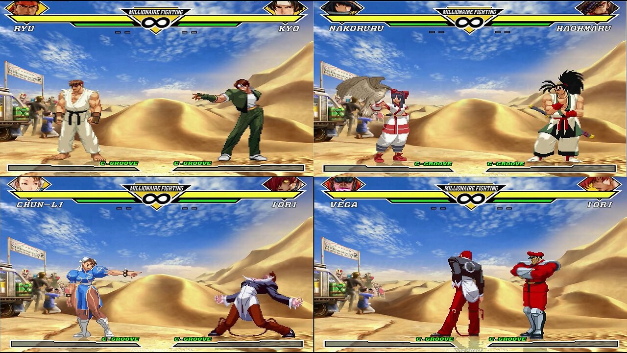 Capcom VS SNK 2 - All Characters Special Intros at begining of fight