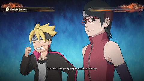 NINJA STORM 4 SARADA & BORUTO TEAM JUTSU CUTTING - EDGE RAIJIN RASENGAN VS SASUKE