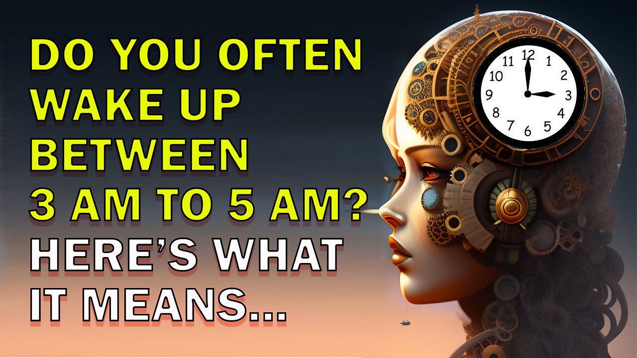 Do you often wake up between 3 Am and 5 Am? Here's what it means.