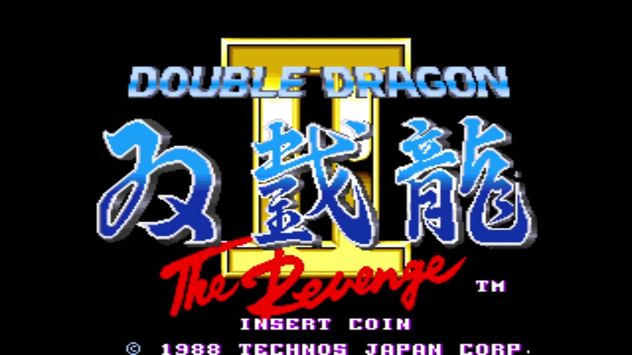 Double Dragon II, Arcade Game, Technos 1988, playthrough