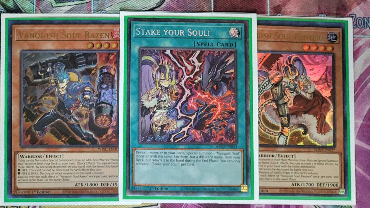 Yugioh: VANQUISH SOUL DECK PROFILE