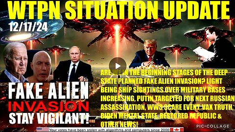 FAKE ALIEN INVASION, JACO, LIGHT BEING SHIPS, PUTIN A TARGET, VAX, BIDEN “BRAIN-DEAD”