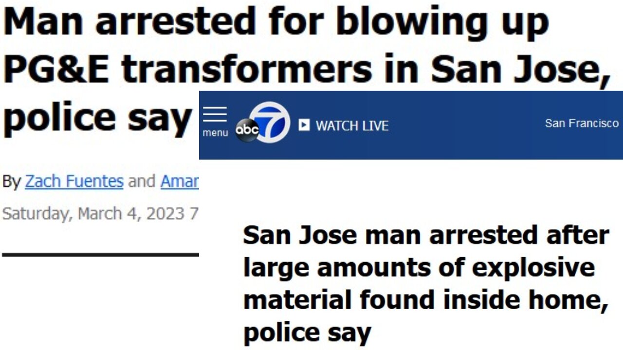 San Jose man arrested after large amounts of explosive material found inside home, blowing up grid