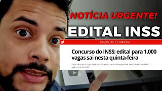 URGENTE! EDITAL INSS ( R$6.500 NÍVEL MÉDIO) VEJA TUDO AGORA!