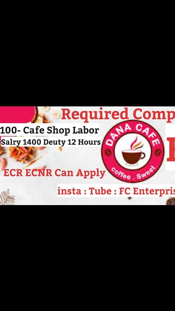 Cafe Shop Labor in Saudi #Shope #cafe_Shope #jobs #Job #Shorts