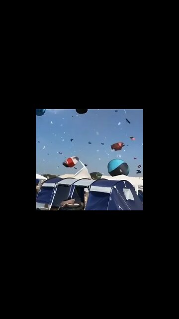 Tentnado at a festival