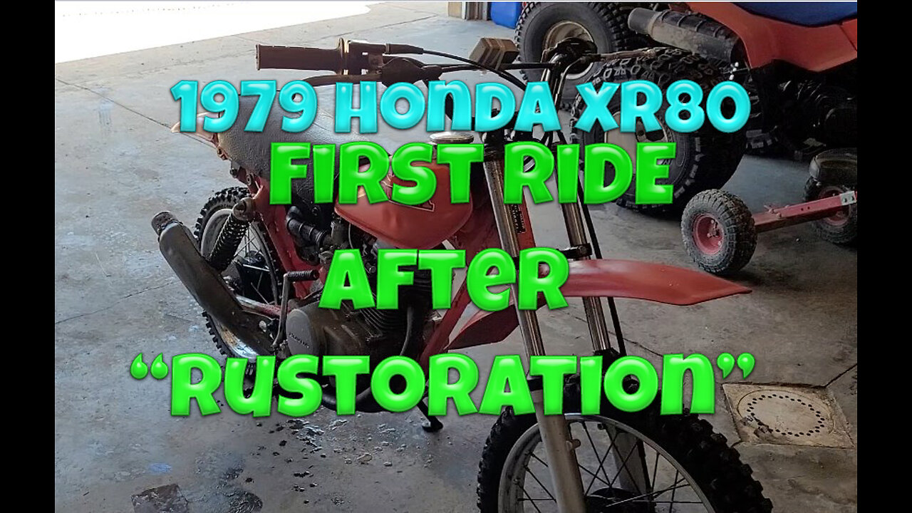 1979 Honda XR80 First Ride After Rebuild!