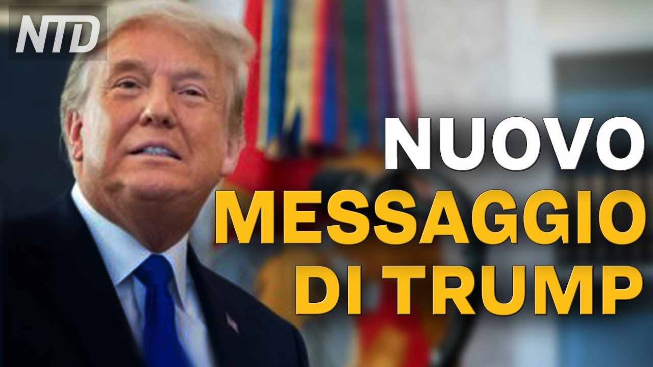 🔴 Video messaggio dal Presidente Donald Trump (7 gennaio 2021).