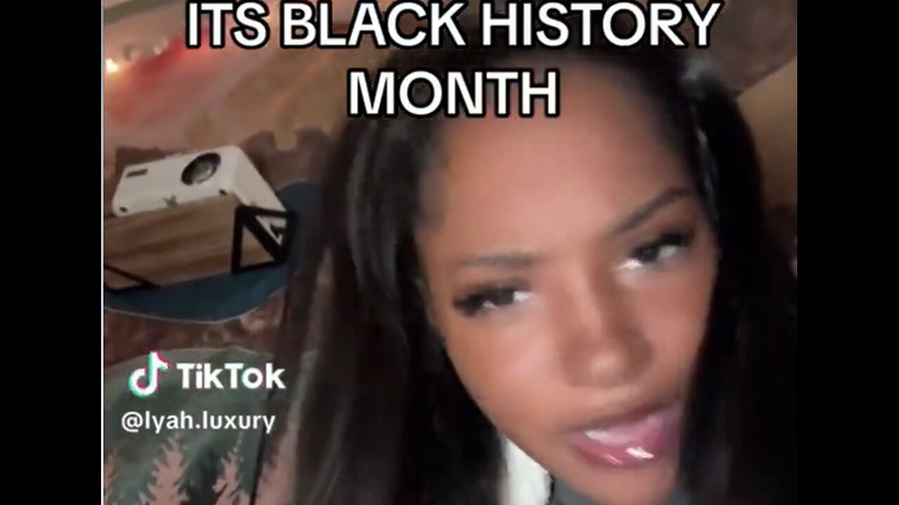 TikToker lectures white people on Black History Month