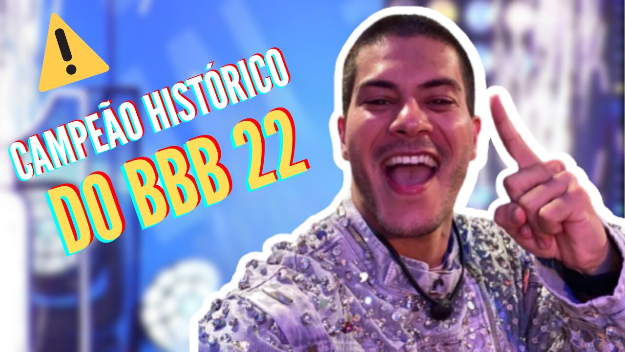 Arthur Aguiar é o campeão do 'BBB 22' em final histórica