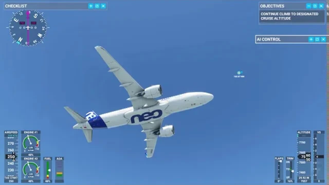 [4K][PC] Microsoft Flight Simulator 2020 - Nashville to Atlanta (16:9 3840x2160)