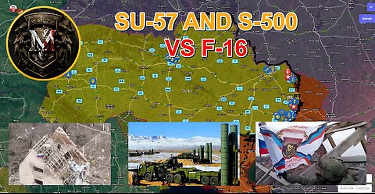 SnowStorm | Russian Flag Over Tonenke And Orlivka. SU57 Is Waiting For F16. MIlitarySummary 2024.3.2