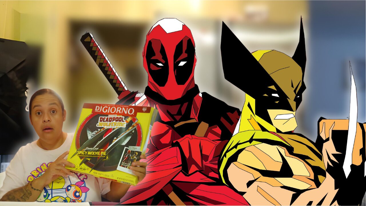 Trying The Limited Edition DiGiorno Deadpool and Wolverine Pizza! Taste Test