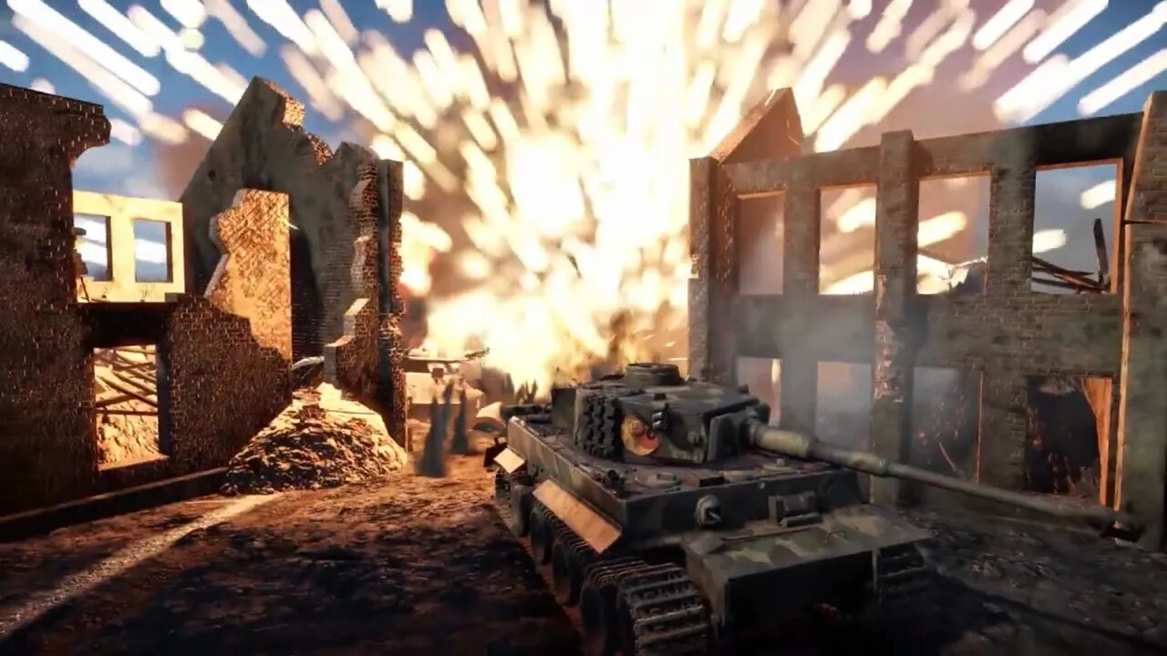 Tiger H1 cinematic battle