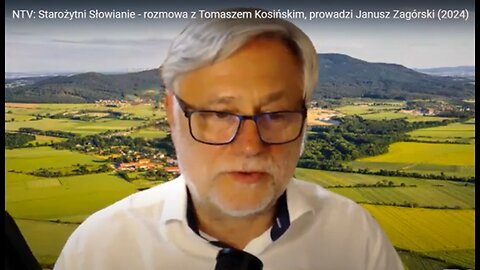 Starożytni Słowianie - rozmowa z Tomaszem Kosińskim w NTV, prowadzi Janusz Zagórski (2024)