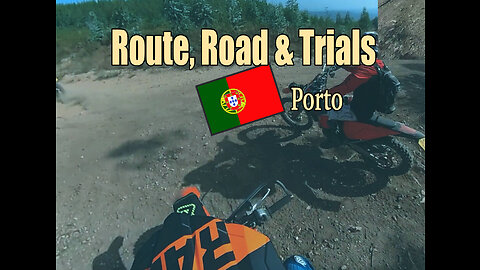 Enduro - Porto Mountains - Route, Road and trials (Front&BackView)