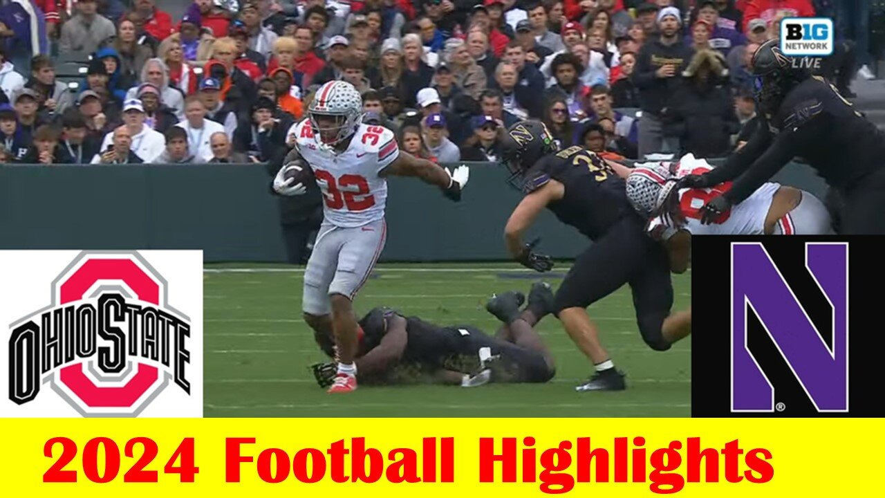 #2 Ohio State vs Northwestern Football Game Highlights 11 16 2024