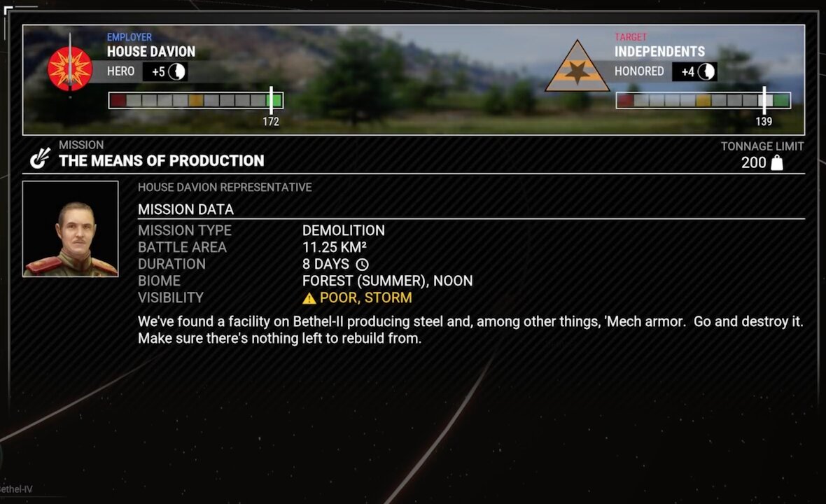 MW5: Mercs - Independents Demolition - 200T - BETHEL