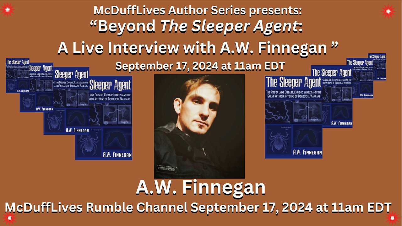 McDuff's Author Series Live with AW Finnegan, September 17, 2024