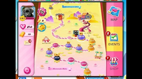 Candy Crush Level 3645 Talkthrough, 9 Moves 0 Boosters