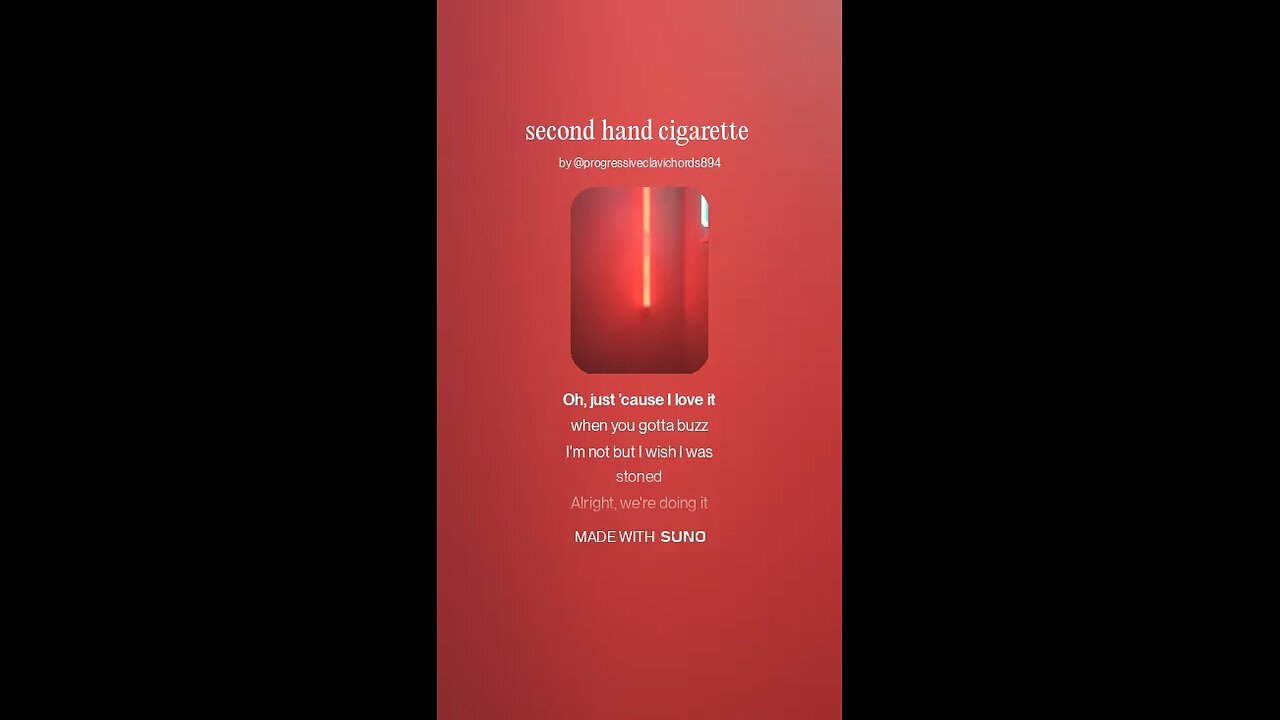 second hand cigarette a.i cover