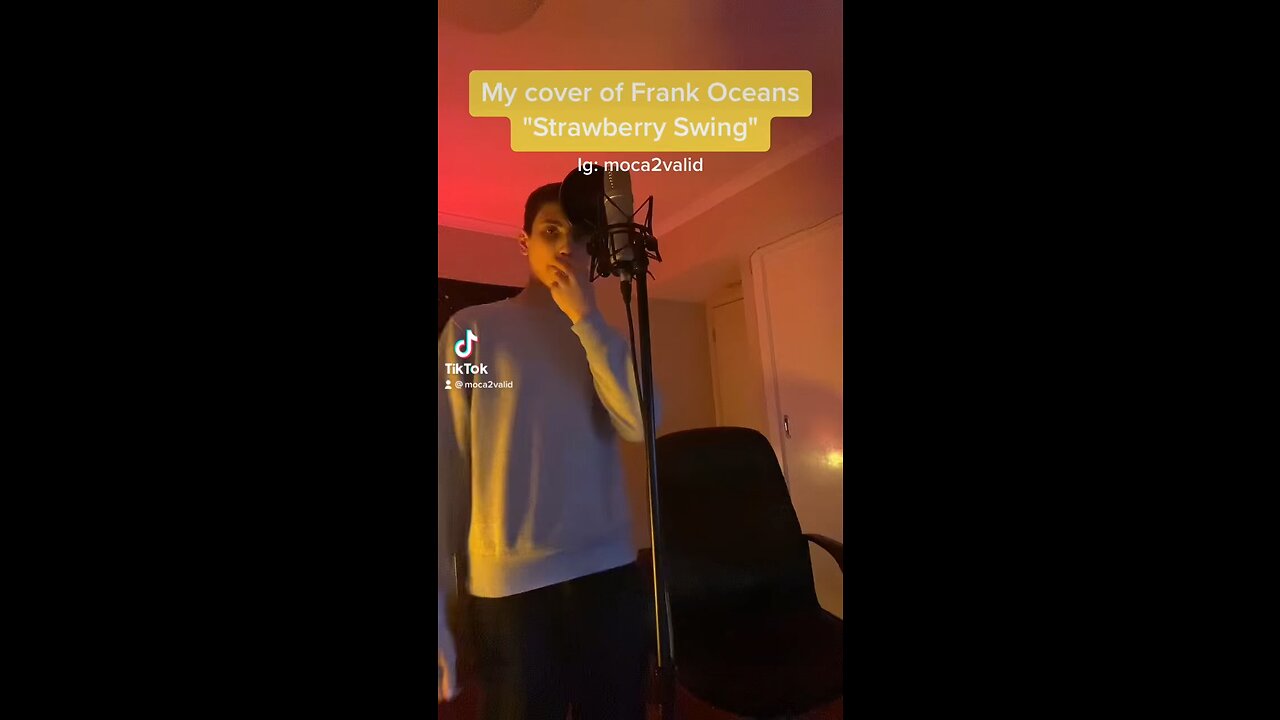 My cover of Frank Ocean “Strawberry Swings”