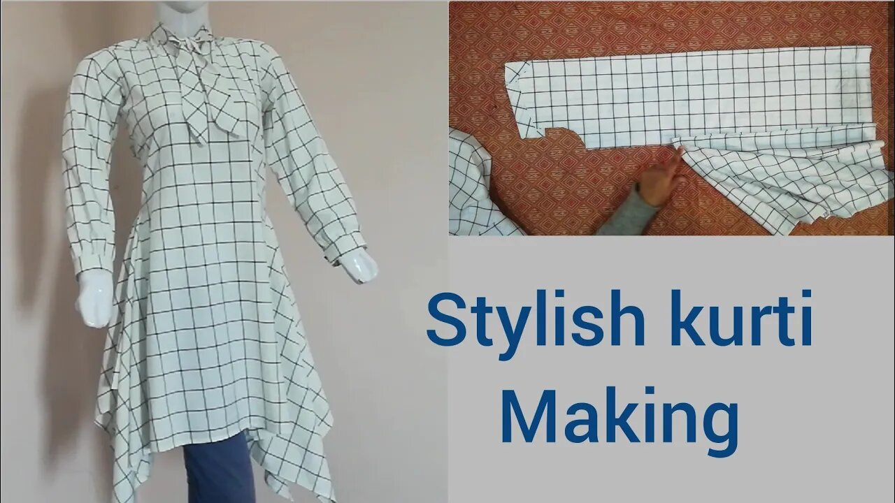 Stylish Kurti Cutting