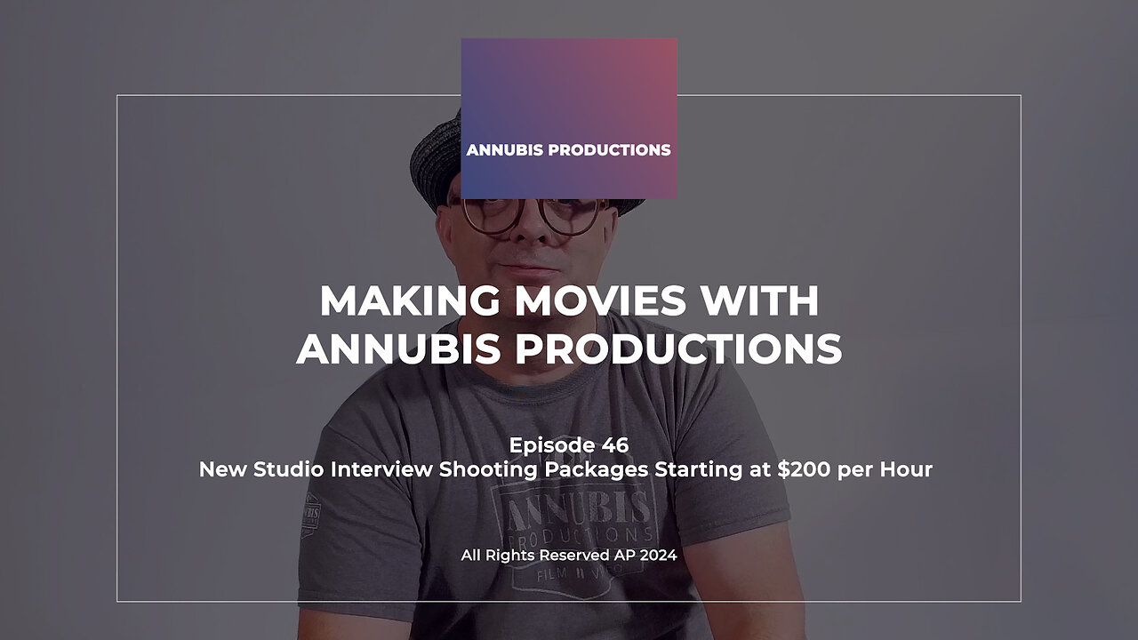 New Studio Interview Shooting Packages Starting at $200 per Hour