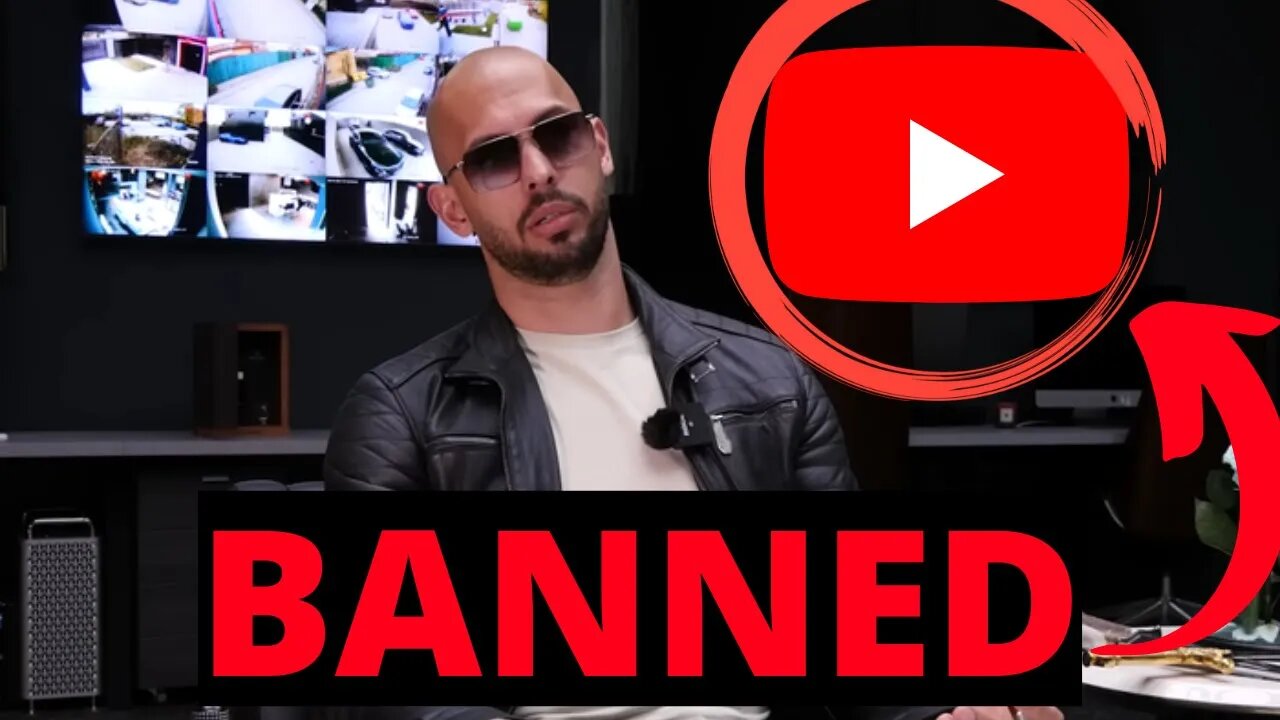 ANDREW TATE IS BANNED OFF YOUTUBE
