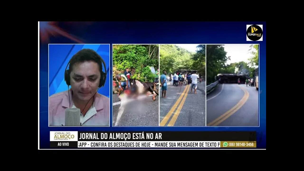 Jornal do Almoço 08/ABRIL /2022 #JornalDoAlmoço Apresentação: Paulo Melo /radialista.