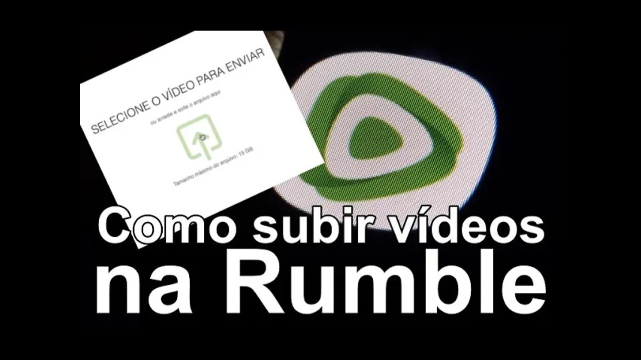 Rumble como subir video