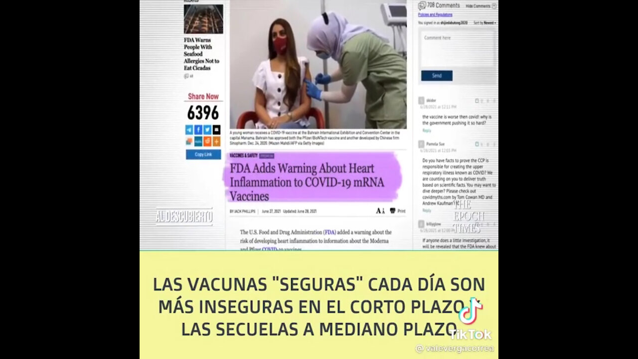 ¿QUIEN SERÁ EL RESPONSABLE Si algo te sucede con la vacuna?