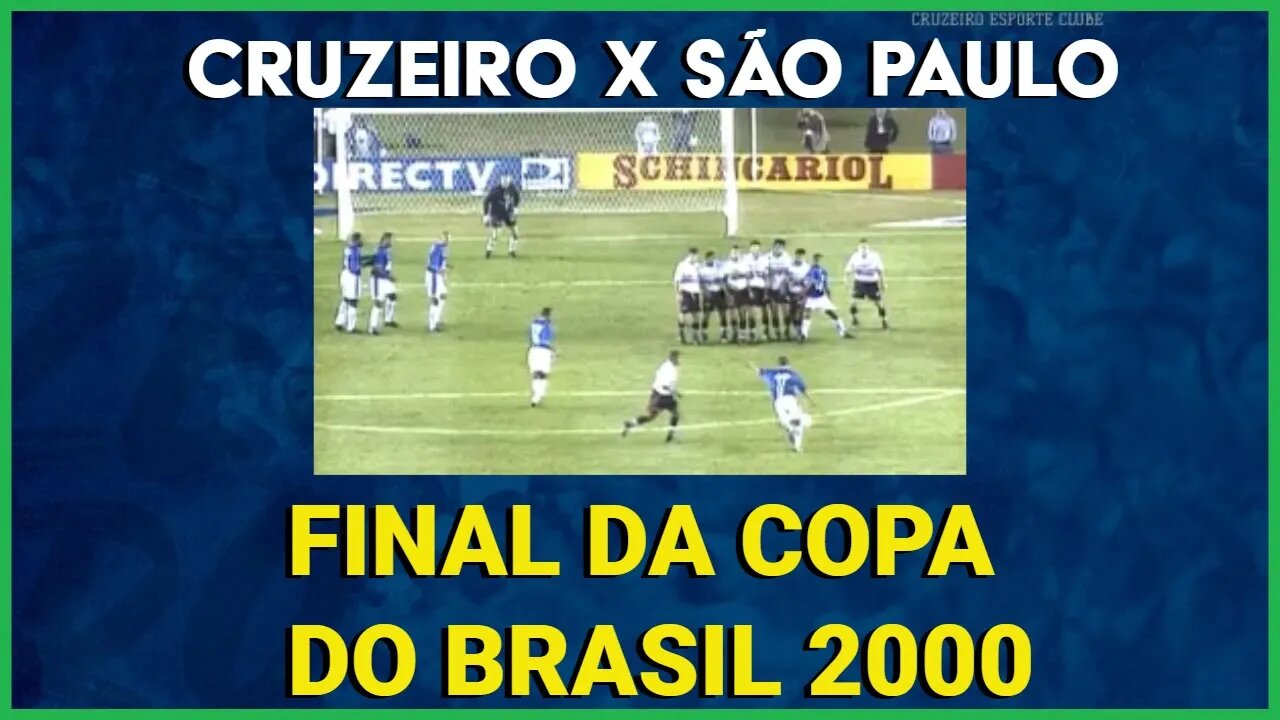 Cruzeiro x São Paulo/ Grande final da Copa do Brasil de 2000. #cruzeiro #futebol #cruzeirosports