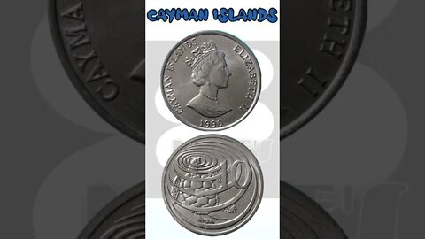 Cayman Island 10 Cents 1990.#shorts #education #coinnotesz